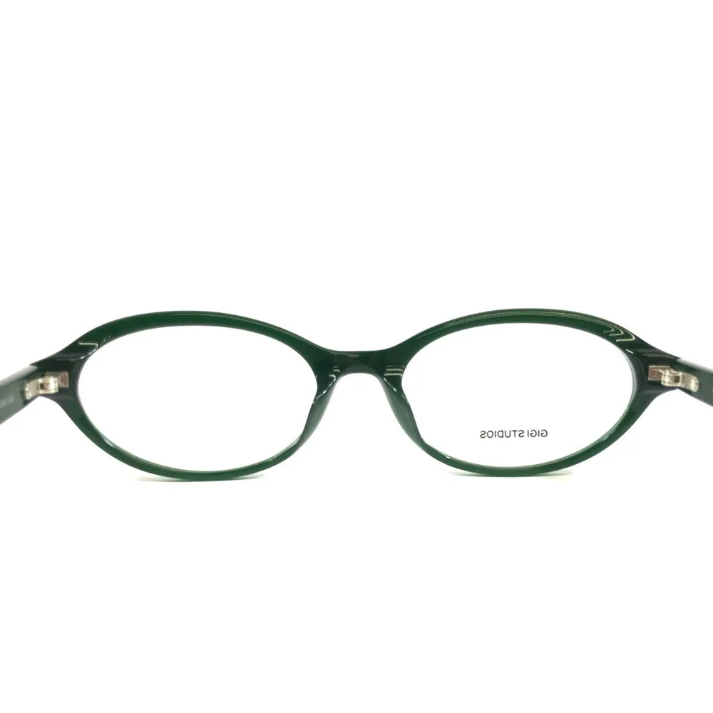 Gigi Studios Eyeglasses Frame THRIVE 003 GS1024/30 Green Oval Full Rim 52-17-140